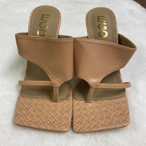 EGO Square Toe Heels, LIKE NEW,‎ size UK 3 US 5